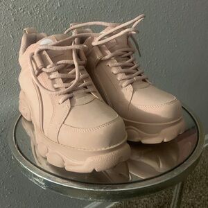 BUFFALO  Blush Pink Sneakers